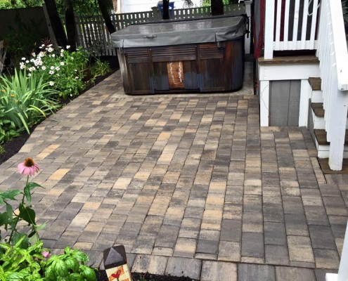 New paver patio