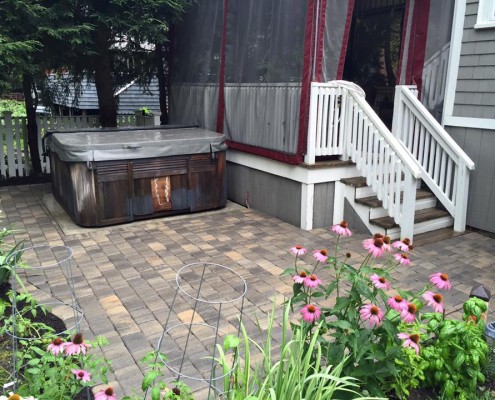 New paver patio