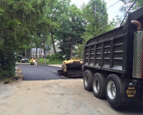 Paving the streets of Wellesley MA