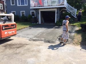 paving driveway