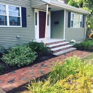 brick walkway